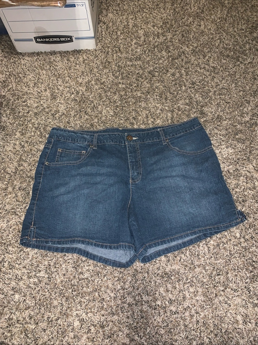 Faded glory 
Jean Blue Denim Women's Jean Shorts
